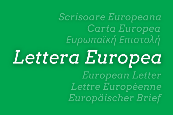 Lettera Europea ITA - UEF