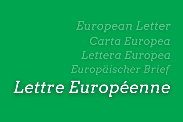 Lettera Europea FR - UEF
