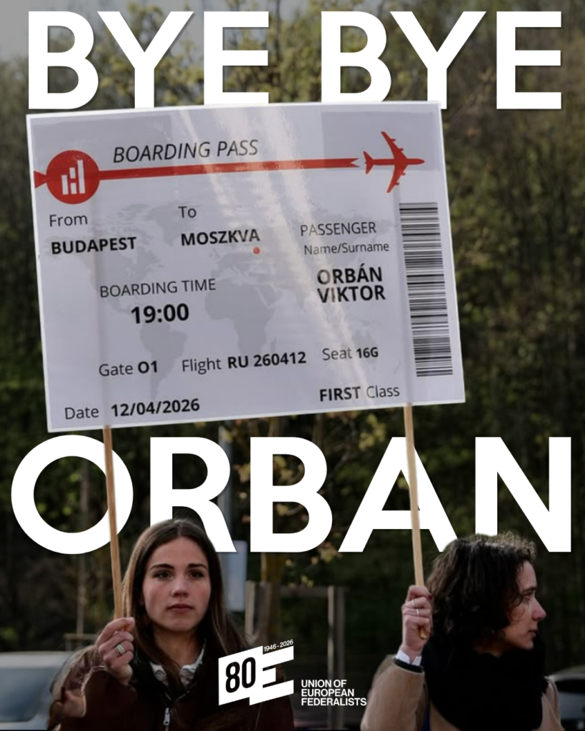 13 April Bye Bye Orban - UEF