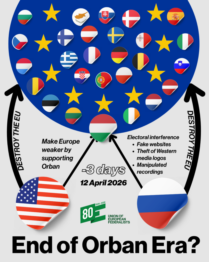 9 April 3 days elections in Hungary - UEF